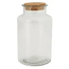 Voorraadpot met kurken deksel - 2.1 liter