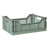 Vouwkrat groot - groen - 14.5x40x30 cm