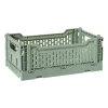 Vouwkrat middel - groen - 10.5x27x17 cm