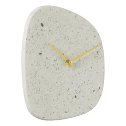 Wandklok Terrazzo - organisch - 22.5x20.5x4 cm