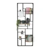 Wandrek XXL met clips - 150x55 cm - zwart
