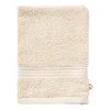 Washandje - beige - 16x21 cm