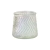 Waxinelichthouder helder - glas - ø8.3x7.3 cm