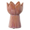 Waxinelichthouder tulp klein - roze - ø8x12 cm