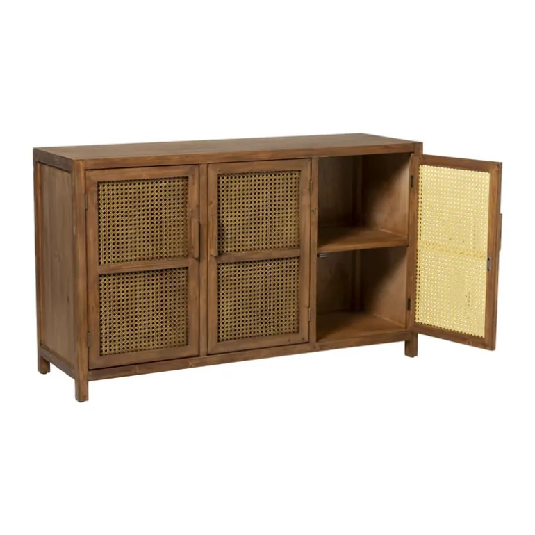Webbing dressoir Bandung - bruin - 72x120x40 cm