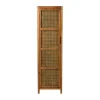 Webbing kast smal Bandung - bruin - 160.5x45x40.5 cm