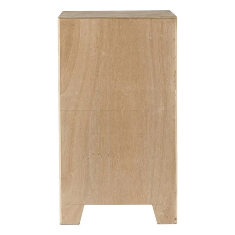 Webbing nachtkastje Bandung - naturel - 80.5x45x40.5 cm