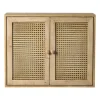 Webbing wandkast Bandung - naturel - 48.5x60x22 cm