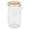 Weckpot met houten deksel - 1.5 liter