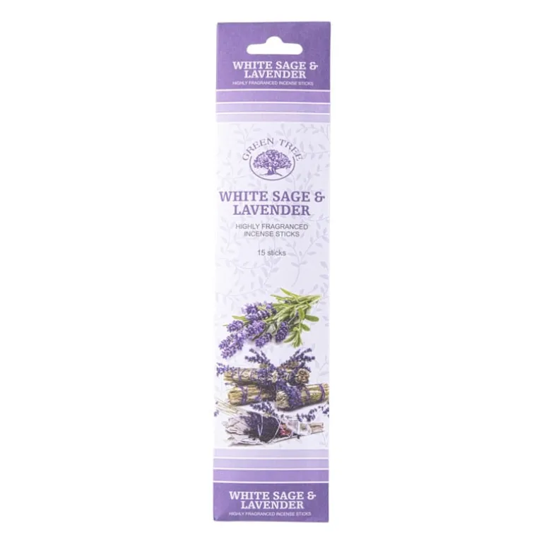 Wierooksticks white sage & lavendel - 15 stokjes