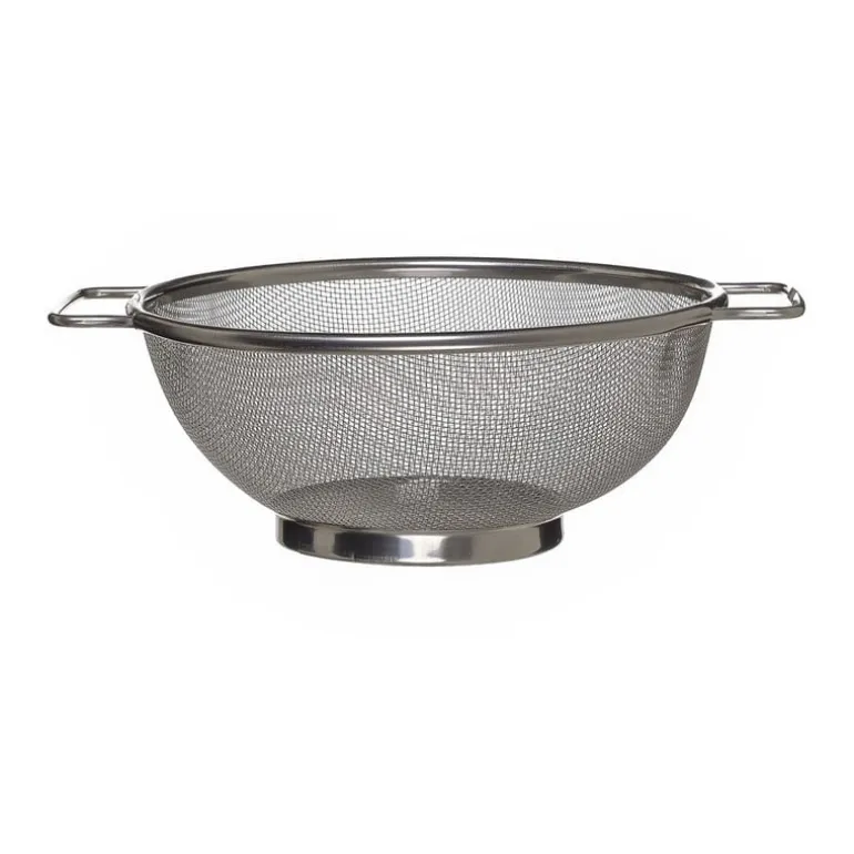 Zeef op voet RVS - 20 cm