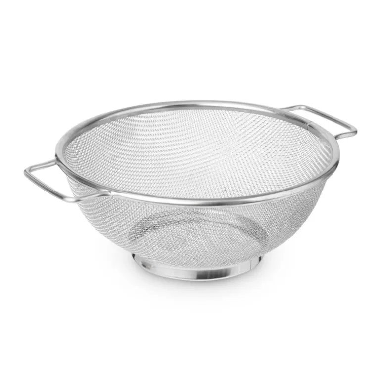 Zeef op voet RVS - 20 cm