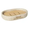 Zeepbakje sand - beige - 12.9x8.4x2.5 cm