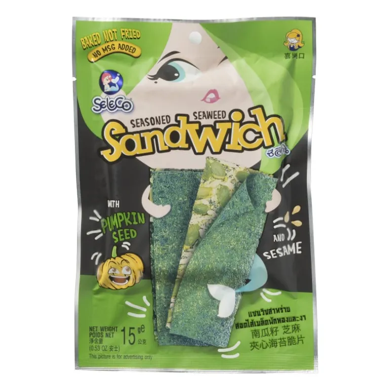 Zeewier snack pompoempit - 15 gram