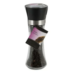 Zwarte peper met molen